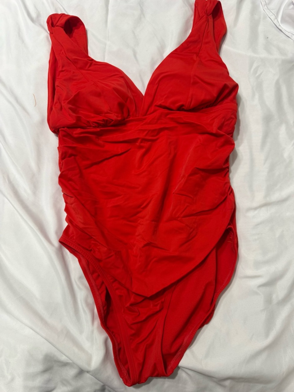 Red One-Piece Swimsuit